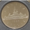 Image 3 : 1985 Canadian Proof Set- Moose 50% Silver Dollar 23.33 grams