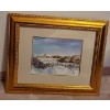 Image 1 : Lucille Lewans Rezac 'Serenity in Snow' Watercolor Art 19x16