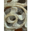 Image 7 : Intricately Carved Soapstone Elephants From India 'Jali' Style (5L) w/ Round Carving 