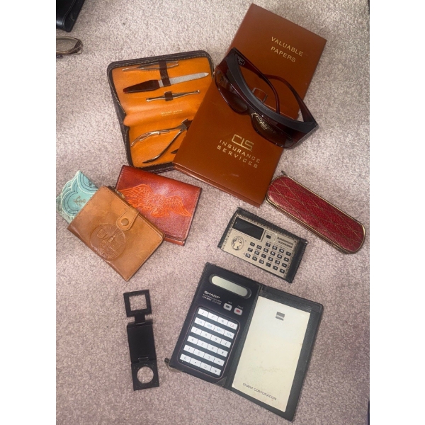 Desk Essentials - Sharp EL-8130 Elsi-Mate Handheld Calculator Fountain Pens & More