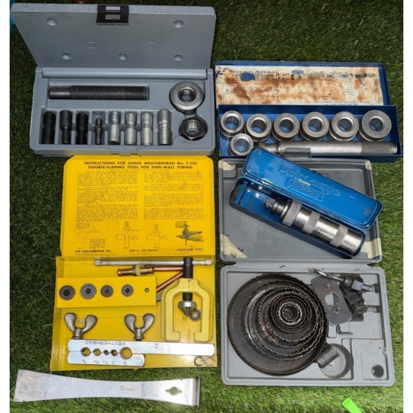 Collection Of Automotive Repair Tools w/ Hole Saw Set & More