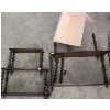 Image 1 : Multi-Level Wooden Display Shelf w/ Spindles 29 W, 10 D, 49 T (When Assembled) 