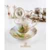 Image 5 : Lenox Rhodora Salt & Pepper Grinder Set, Royal Albert Teacup & Saucer Porcelain Coffee Set 