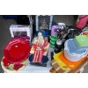 Image 1 : Bundle of Kitchen & Party Supplies- Napkins, Paper Plates, Cutlery, TOGO Containers, Cutting Boards 