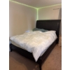 Image 1 : Queen bed (box spring included). No Mattress