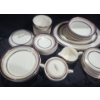 Image 3 : Royal Myotts Crown Dinnerware "The Crowning":  Platter 16 X 13, Plates, Tureens, Teacups, Gravy Boat