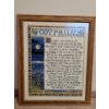 Image 1 : 'Footprints' Embroidered Art 18x21