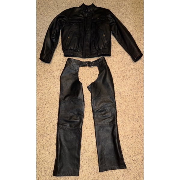 Women's First-Gear Riding Jacket w/Chaps  Size Medium  Very Well Made/Worn once!
