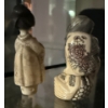 Image 2 : Ivory Okimono Japanese Figures 3T (2)