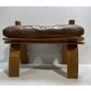 Image 1 : Vintage Camel Saddle 14Wx19Dx16.5H