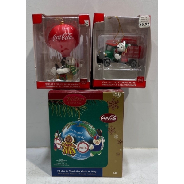 Coca Cola Ornaments