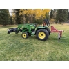 Image 3 : John Deere 4310 Tractor w/ Loader & Mower Deck Forks Hydraulic Snow Blade Amazing Condition 