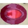 Image 2 : Vintage Anchor Hocking Royal Ruby Red Glass Vase Plus Paden City Ruby Crow's Foot Oval Bowl 