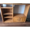 Image 1 : Entertainment Cabinet w/ 4 Adjustable Shelves and Storage Cupboard 53 W, 16 D, 44 T 