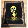 Image 1 : Lovely Painting on Velvet, Signed - 14x17 