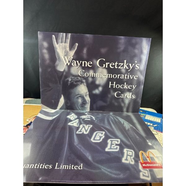 Gretzky Advertisements and Framed Photos
