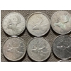 Image 2 : Canadian 25-cent Pieces 80% Silver 64.13 Grams