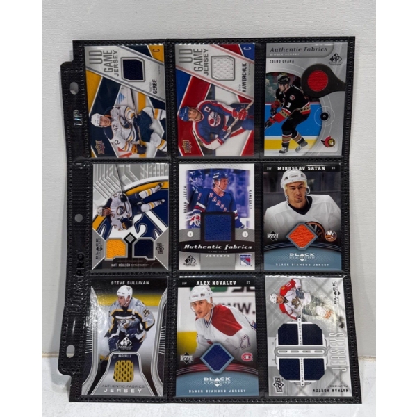 Binder Sleeve of NHL Cards - Various Years