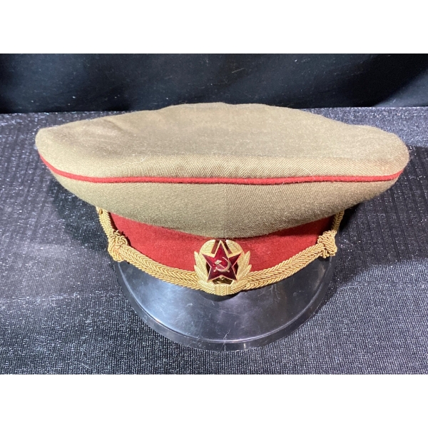 USSR High Ranking Officer Hat (1950's) with Badge