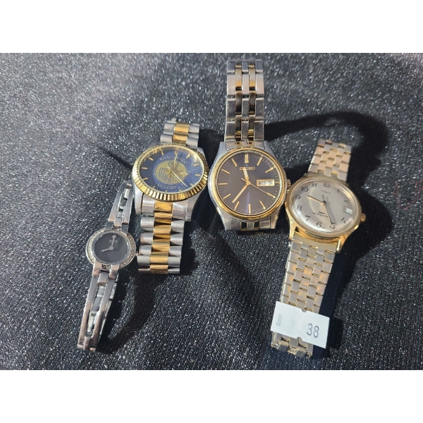 Watches: Citizen, "Oilers", Seiko, Timex
