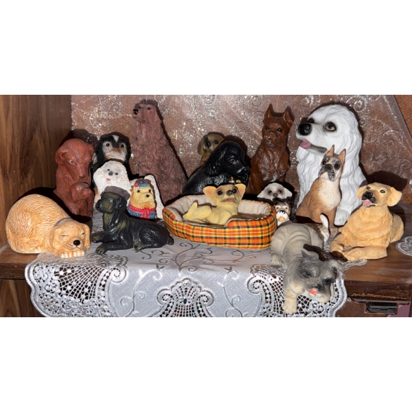 Ceramic Dog Figurines