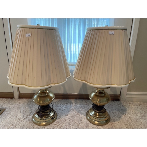 Brass Lamps 22H