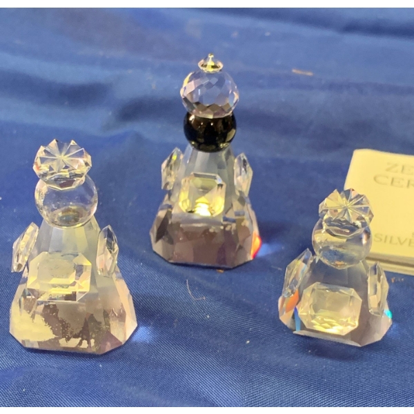 Vintage Swarovski Crystal 3 Wise Men 2T 