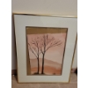 Image 1 : Pink Watercolor Art 17x20