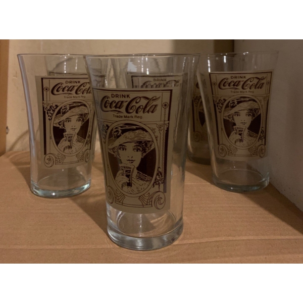 Vintage Coca Cola Beverage Vessels