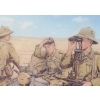 Image 4 : Soldiers w/ Motorcycle Scouting, Artist: Volstad, 13 x 18 Print Framed Under Glass 