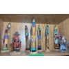 Image 1 : First Nations Handmade Wooden Statues 
