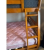 Image 4 : Oak Bunk Beds - Twin On Top Full On Bottom