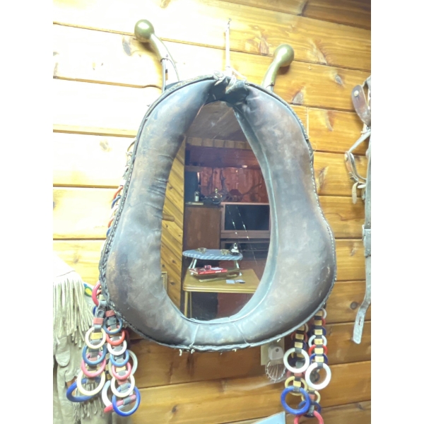 Vintage Anchor Horse Harness Made Into A Lovely Mirror 