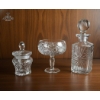 Image 2 : Vintage Collectible Crystal Featuring A "Pinwheel , Bonbonniere, A Footed Bowl, Crystal Decater 