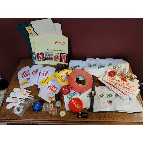 Vintage Coca Cola Sprite Shwepps & Fanta Merch