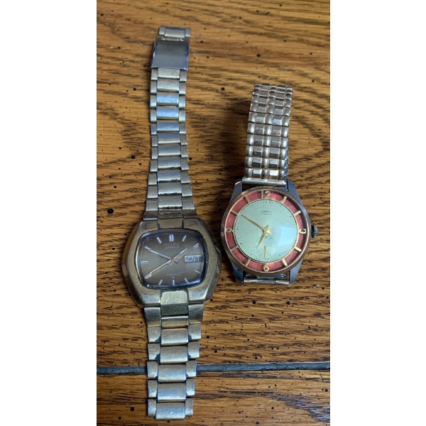 Saan 17 Jewels Gold Filled Tops & Seiko 17 Jewels Automatic 760275(Needs Repair) Watches