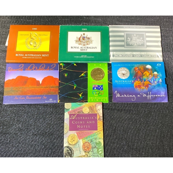 Collection of Australian Coins and Coinage Sets