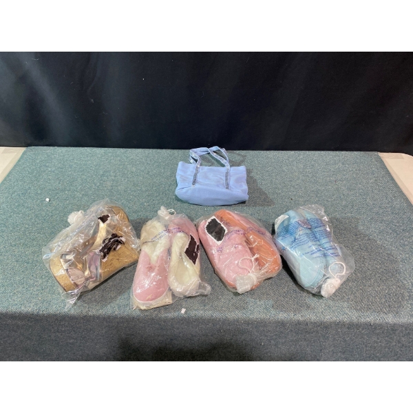 Women's Slippers and Bag