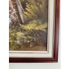 Image 2 : Landscape Painting- Oil on Canvas 41x29 Artist Illegible -Vintage Art
