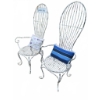 Image 1 : Metal High-Back Mad Hatter Garden Chairs