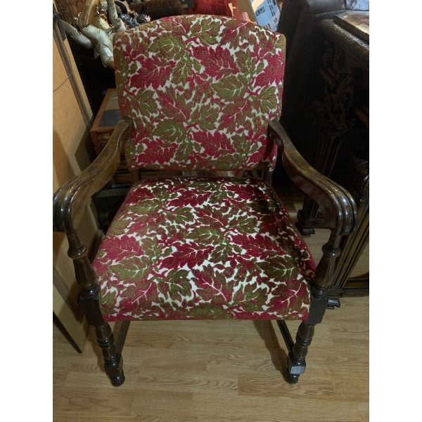 Wooden & Textile Chair - 23W, 25D, 35T