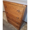 Image 1 : Wooden 4 Drawer Dresser 27 W, 16.5 D, 36 T 