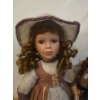 Image 2 : Porcelain Doll Collection: Country Friends (Porcelain Dolls, Timeless Treasures). Tallest is 19T 
