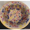 Image 2 : Chinese Famille Rose (Rose Medallion) Porcelain Punch Bowl 16"Diameter 