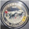 Image 2 :  2006 $30 Dog Sled Team Proof Coin 92.5% Silver 31.5 Grams
