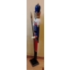 Image 3 : 3 ft. Decorative Holiday Nutcracker Idol Blue Top Hat