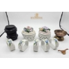 Image 3 : Decorative Porcelain Trinket Boxes With Floral Designs, Sculpted Busts Of Figures, And More.