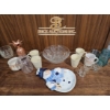 Image 3 : Glass and Ceramic Tableware Set with Snowman Plate