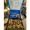 Image 1 : Frued template, guide, kit, flaring and swaying tool and a selection of steel drill bits

