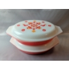 Image 1 : Pyrex Casserole Dish with Lid in "Friendship" Pattern